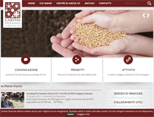 Tablet Screenshot of caritassiracusa.com